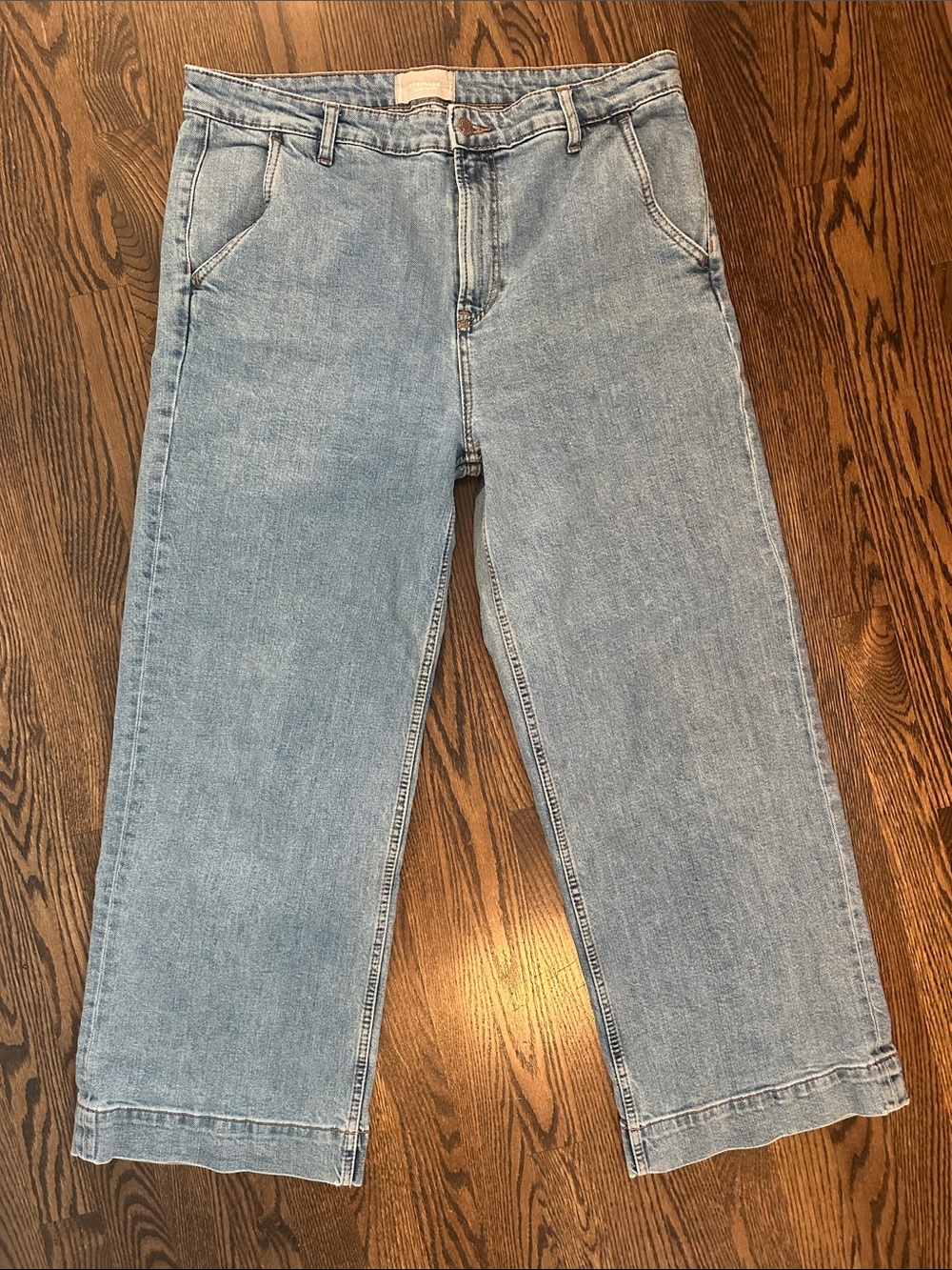 Everlane wide leg blue Jeans